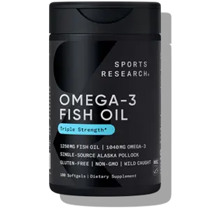 Sports Research Triple Strength Omega-3 Fish Oil
